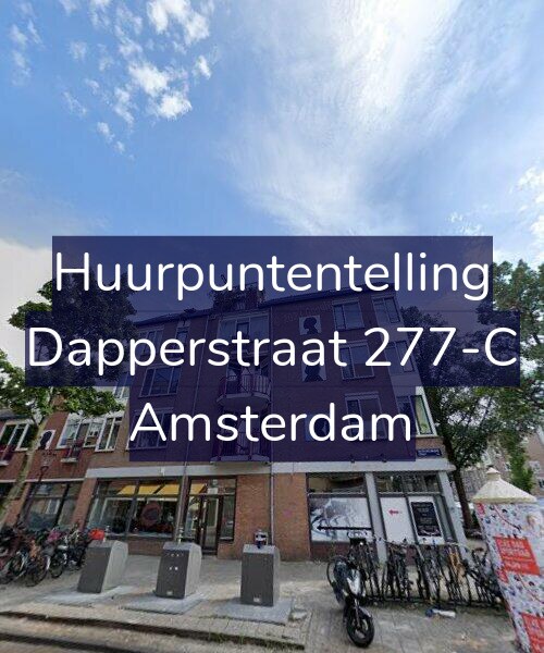 Foto gevel Huurpuntentelling voor Dapperstraat 277-C, Amsterdam
