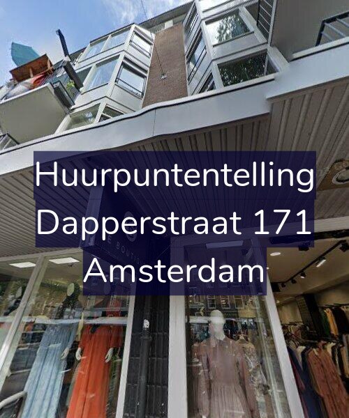 Foto gevel Huurpuntentelling voor Dapperstraat 171, Amsterdam