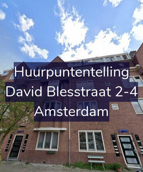 Foto gevel Huurpuntentelling voor David Blesstraat 2-4, Amsterdam