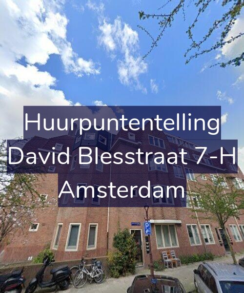 Foto gevel Huurpuntentelling voor David Blesstraat 7-H, Amsterdam