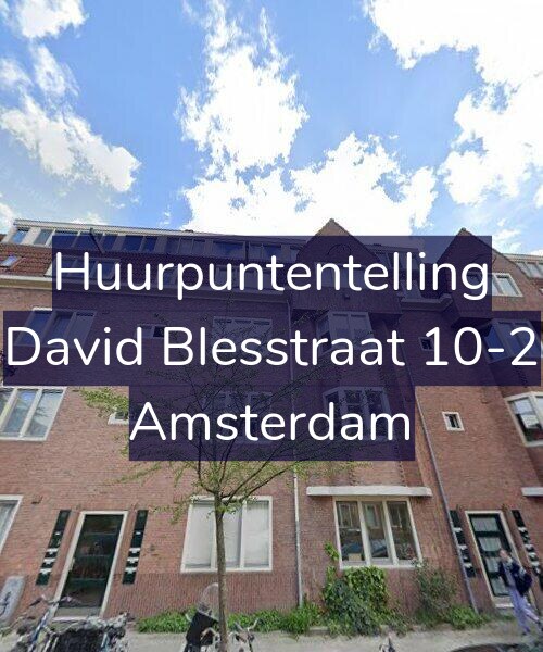 Foto gevel Huurpuntentelling voor David Blesstraat 10-2, Amsterdam