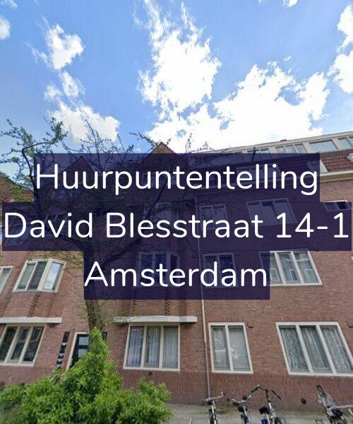 Foto gevel Huurpuntentelling voor David Blesstraat 14-1, Amsterdam