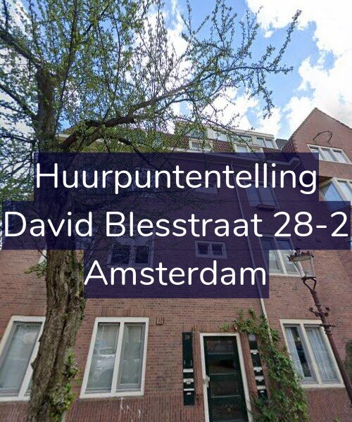 Foto gevel Huurpuntentelling voor David Blesstraat 28-2, Amsterdam