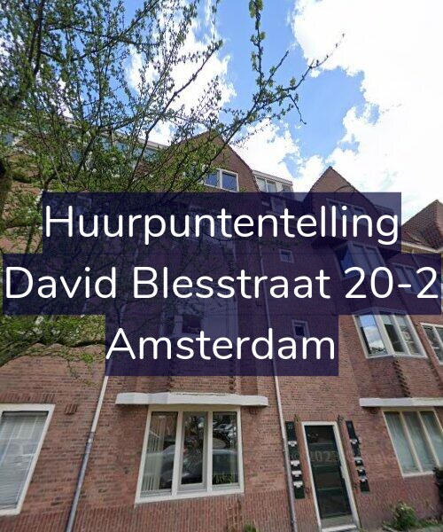 Foto gevel Huurpuntentelling voor David Blesstraat 20-2, Amsterdam