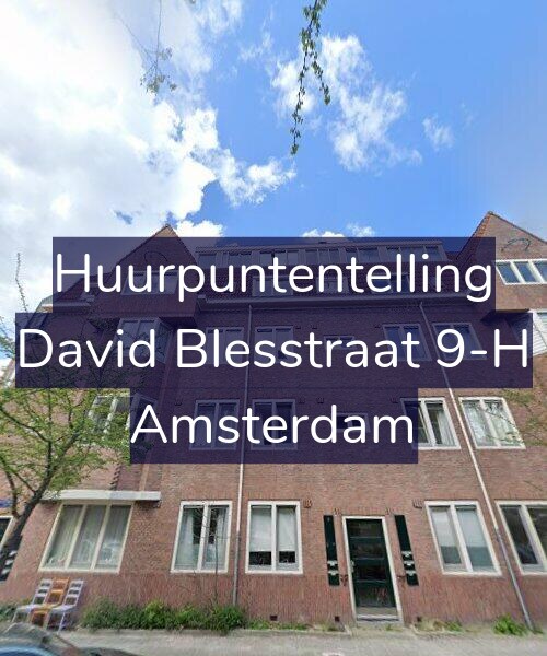Foto gevel Huurpuntentelling voor David Blesstraat 9-H, Amsterdam
