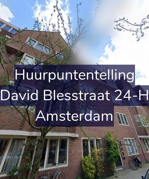 Foto gevel Huurpuntentelling voor David Blesstraat 24-H, Amsterdam