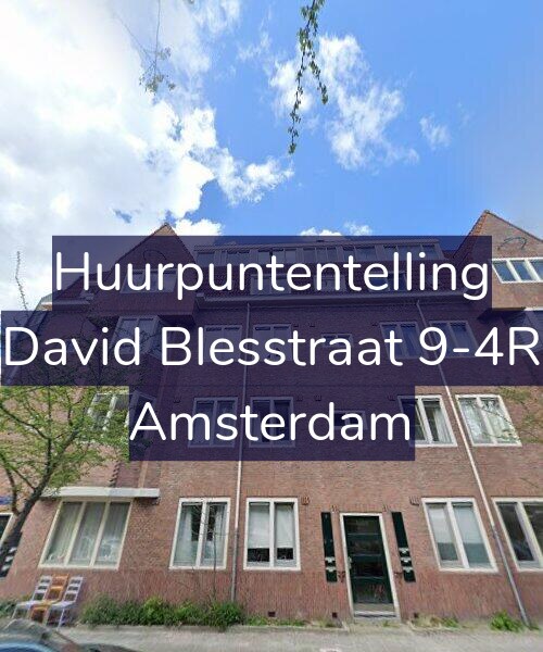 Foto gevel Huurpuntentelling voor David Blesstraat 9-4R, Amsterdam
