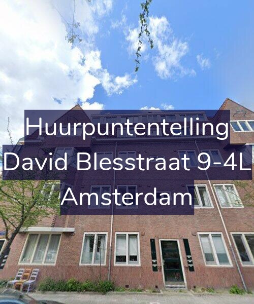 Foto gevel Huurpuntentelling voor David Blesstraat 9-4L, Amsterdam