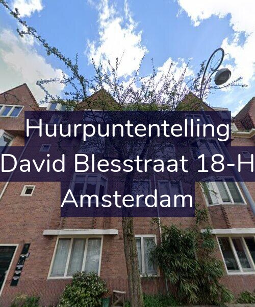 Foto gevel Huurpuntentelling voor David Blesstraat 18-H, Amsterdam