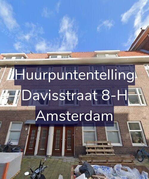 Foto gevel Huurpuntentelling voor Davisstraat 8-H, Amsterdam