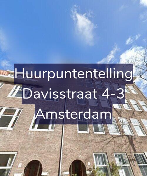 Foto gevel Huurpuntentelling voor Davisstraat 4-3, Amsterdam