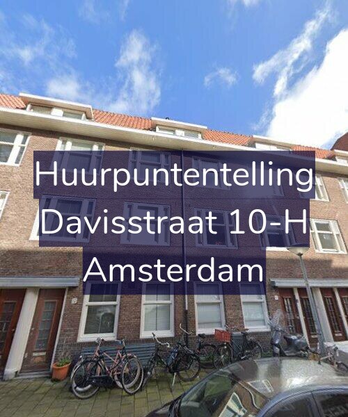 Foto gevel Huurpuntentelling voor Davisstraat 10-H, Amsterdam