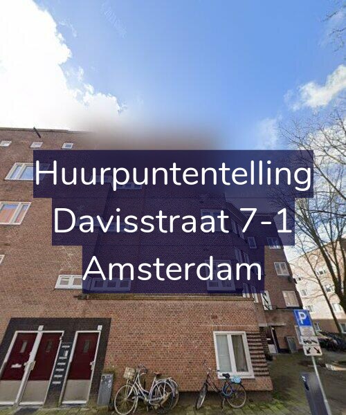 Foto gevel Huurpuntentelling voor Davisstraat 7-1, Amsterdam