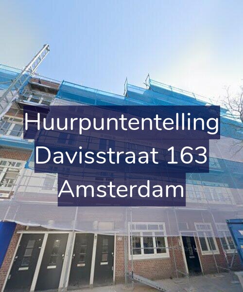 Foto gevel Huurpuntentelling voor Davisstraat 163, Amsterdam