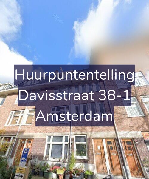 Foto gevel Huurpuntentelling voor Davisstraat 38-1, Amsterdam