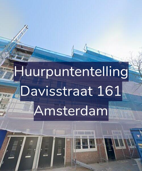 Foto gevel Huurpuntentelling voor Davisstraat 161, Amsterdam