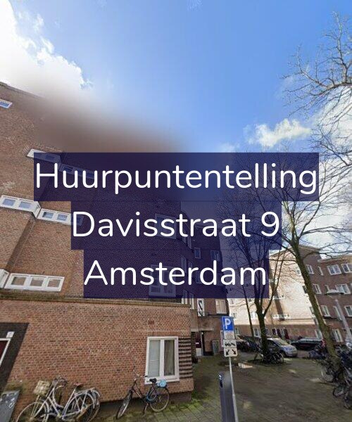 Foto gevel Huurpuntentelling voor Davisstraat 9, Amsterdam
