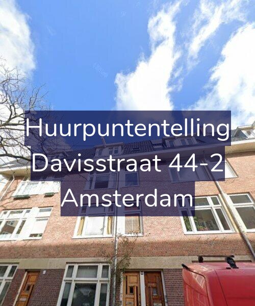 Foto gevel Huurpuntentelling voor Davisstraat 44-2, Amsterdam
