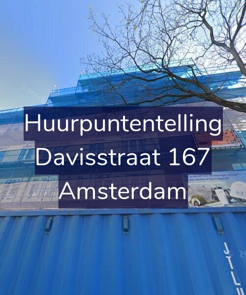 Foto gevel Huurpuntentelling voor Davisstraat 167, Amsterdam