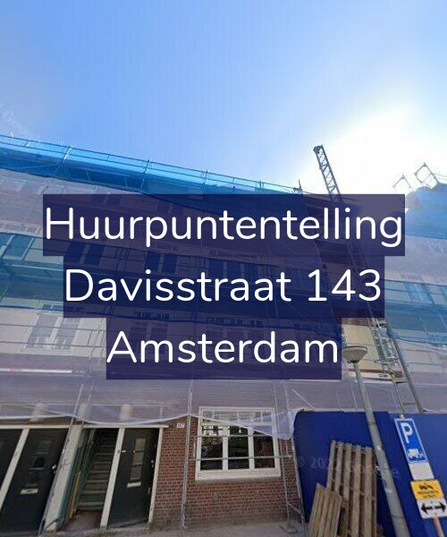 Foto gevel Huurpuntentelling voor Davisstraat 143, Amsterdam