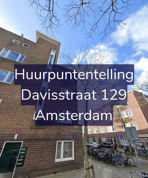 Foto gevel Huurpuntentelling voor Davisstraat 129, Amsterdam