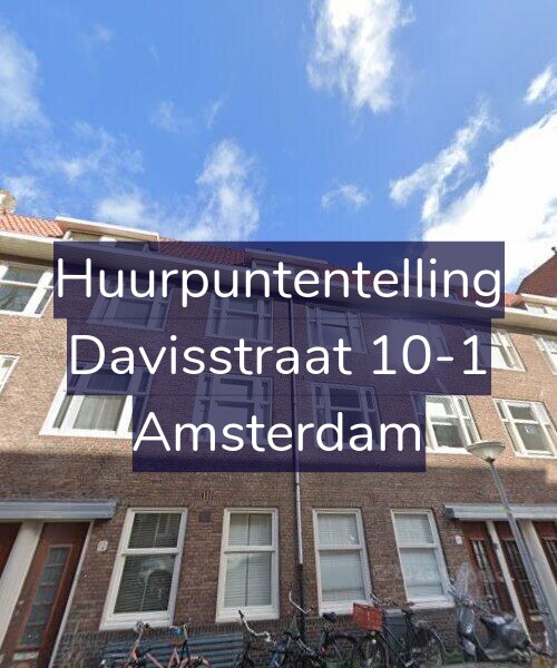 Foto gevel Huurpuntentelling voor Davisstraat 10-1, Amsterdam