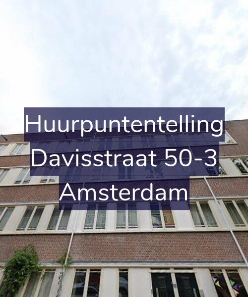 Foto gevel Huurpuntentelling voor Davisstraat 50-3, Amsterdam