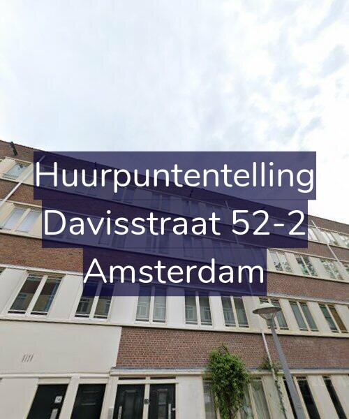 Foto gevel Huurpuntentelling voor Davisstraat 52-2, Amsterdam