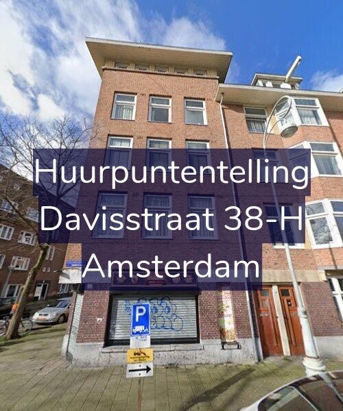 Foto gevel Huurpuntentelling voor Davisstraat 38-H, Amsterdam