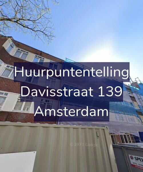 Foto gevel Huurpuntentelling voor Davisstraat 139, Amsterdam