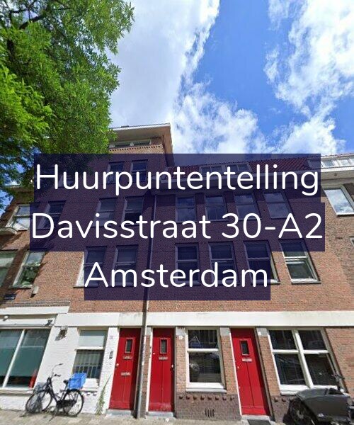 Foto gevel Huurpuntentelling voor Davisstraat 30-A2, Amsterdam