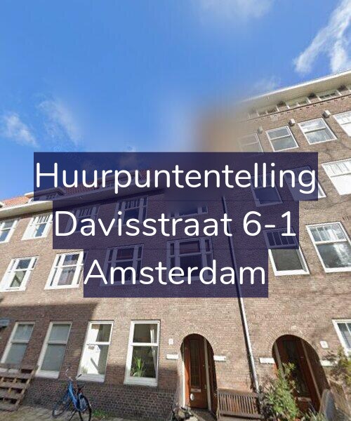 Foto gevel Huurpuntentelling voor Davisstraat 6-1, Amsterdam