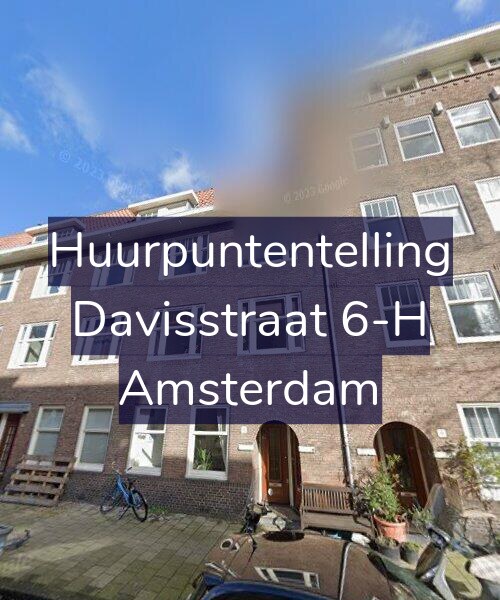Foto gevel Huurpuntentelling voor Davisstraat 6-H, Amsterdam