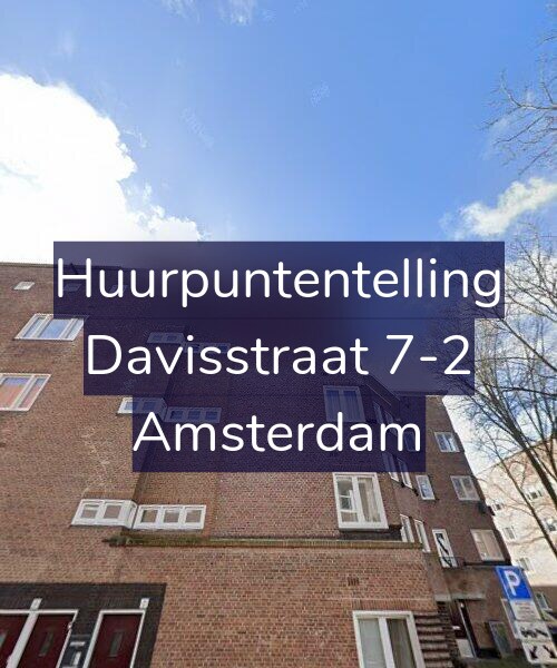 Foto gevel Huurpuntentelling voor Davisstraat 7-2, Amsterdam