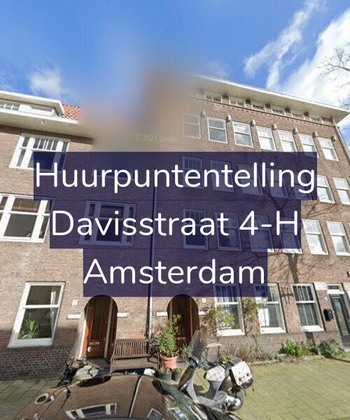 Foto gevel Huurpuntentelling voor Davisstraat 4-H, Amsterdam