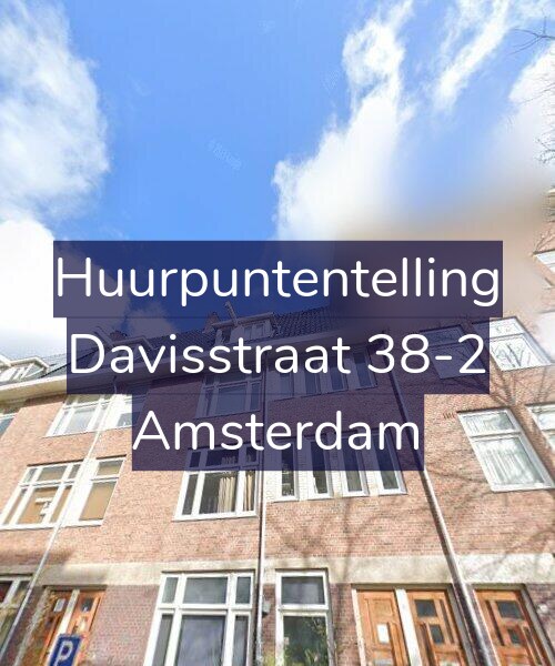 Foto gevel Huurpuntentelling voor Davisstraat 38-2, Amsterdam