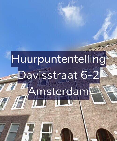 Foto gevel Huurpuntentelling voor Davisstraat 6-2, Amsterdam