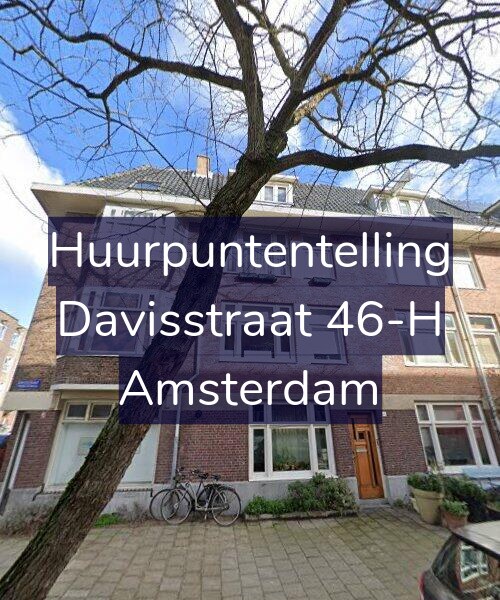 Foto gevel Huurpuntentelling voor Davisstraat 46-H, Amsterdam