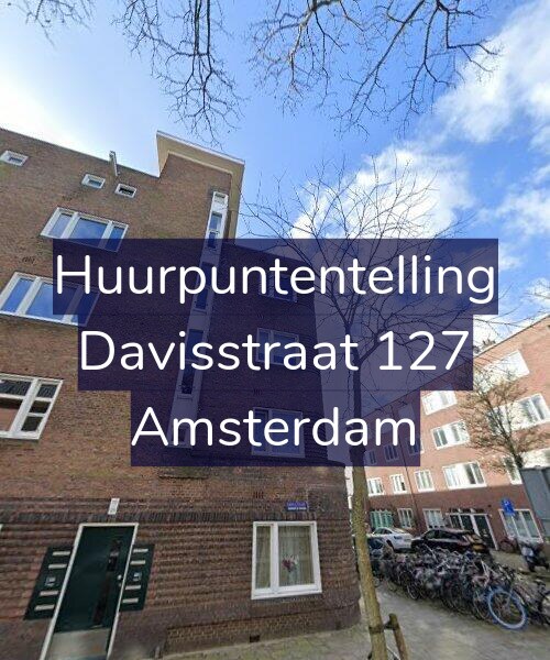 Foto gevel Huurpuntentelling voor Davisstraat 127, Amsterdam