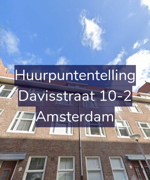 Foto gevel Huurpuntentelling voor Davisstraat 10-2, Amsterdam