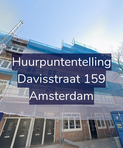 Foto gevel Huurpuntentelling voor Davisstraat 159, Amsterdam
