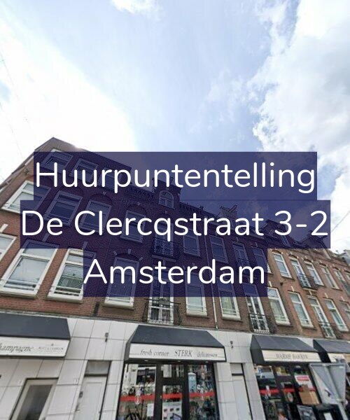 Foto gevel Huurpuntentelling voor De Clercqstraat 3-2, Amsterdam