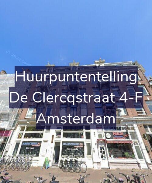 Foto gevel Huurpuntentelling voor De Clercqstraat 4-F, Amsterdam