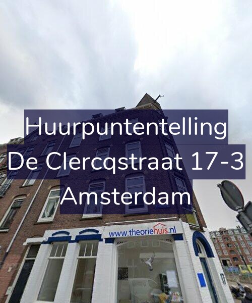 Foto gevel Huurpuntentelling voor De Clercqstraat 17-3, Amsterdam