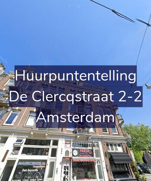 Foto gevel Huurpuntentelling voor De Clercqstraat 2-2, Amsterdam