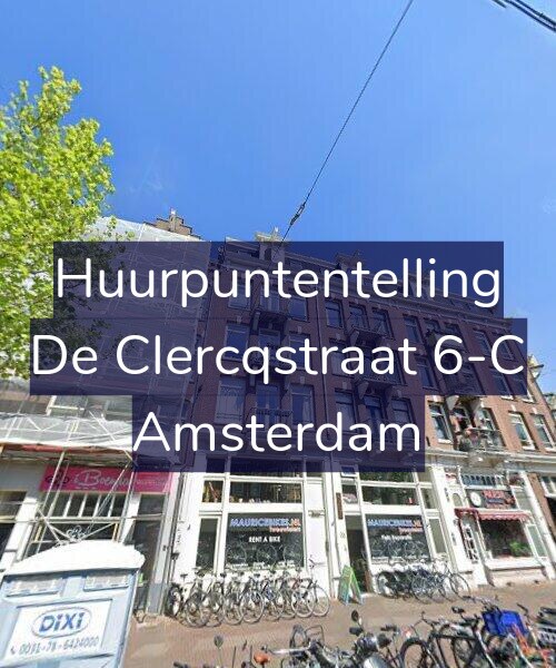 Foto gevel Huurpuntentelling voor De Clercqstraat 6-C, Amsterdam