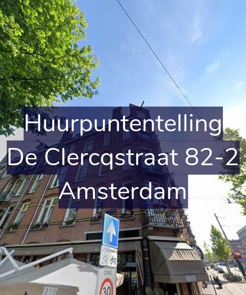 Foto gevel Huurpuntentelling voor De Clercqstraat 82-2, Amsterdam