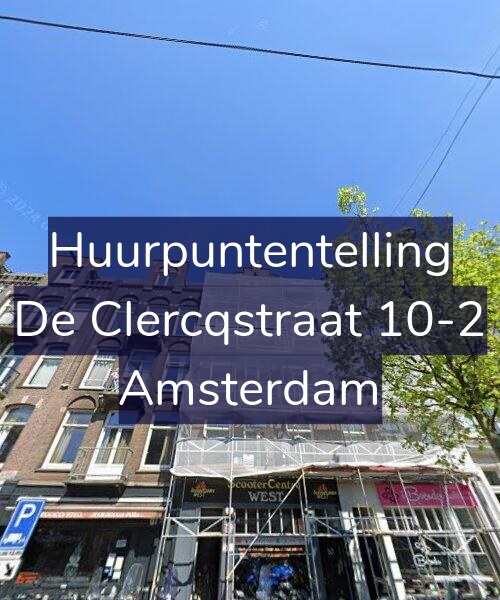 Foto gevel Huurpuntentelling voor De Clercqstraat 10-2, Amsterdam