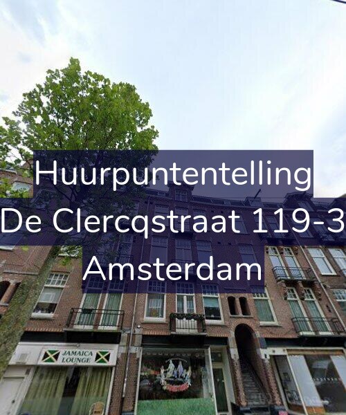 Foto gevel Huurpuntentelling voor De Clercqstraat 119-3, Amsterdam