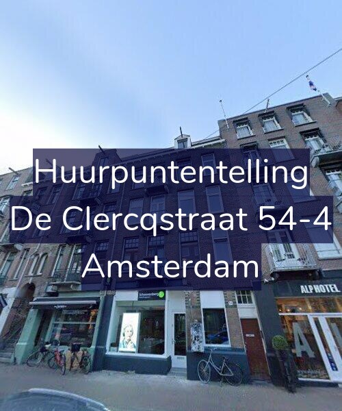 Foto gevel Huurpuntentelling voor De Clercqstraat 54-4, Amsterdam